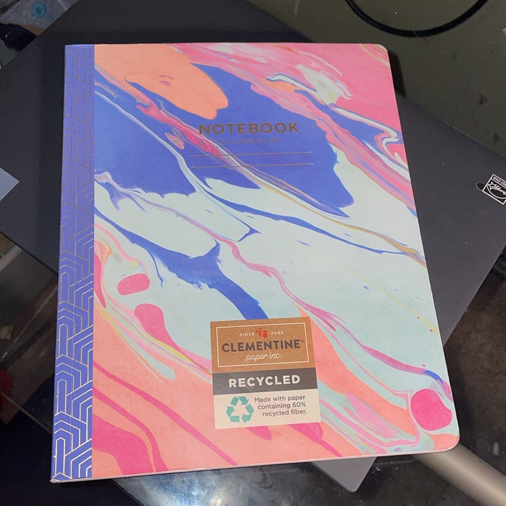Clementine Notebook -NWT - 8” x 10”